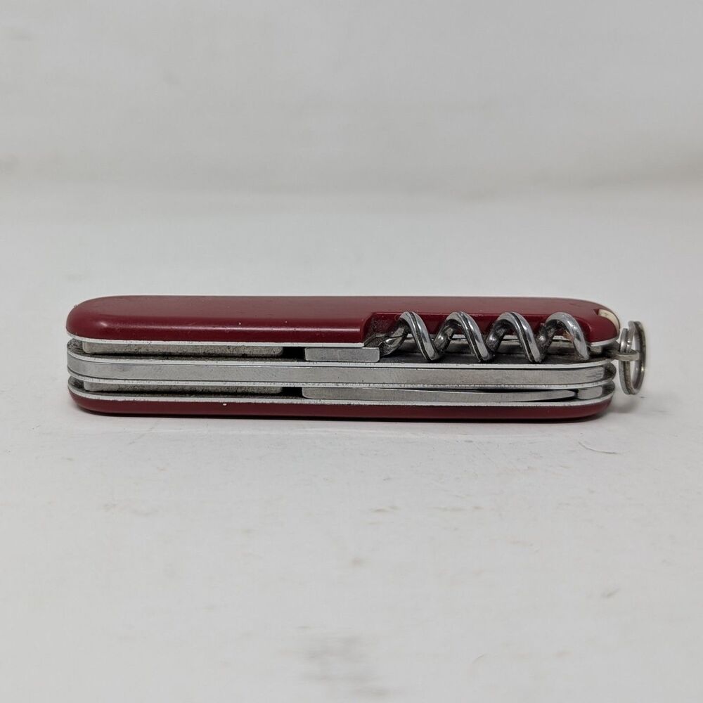 Vintage Victorinox Swiss Army Knife Multi Tool Red 91mm Officier Suisse 8 Tool - Picture 10 of 13
